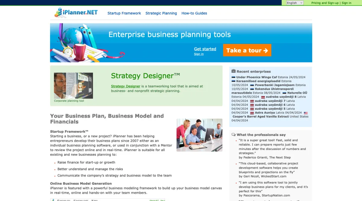 Interface iPlanner.NET : image, ergonomie, alternatives Interface iPlanner.NET : image, ergonomie, alternatives