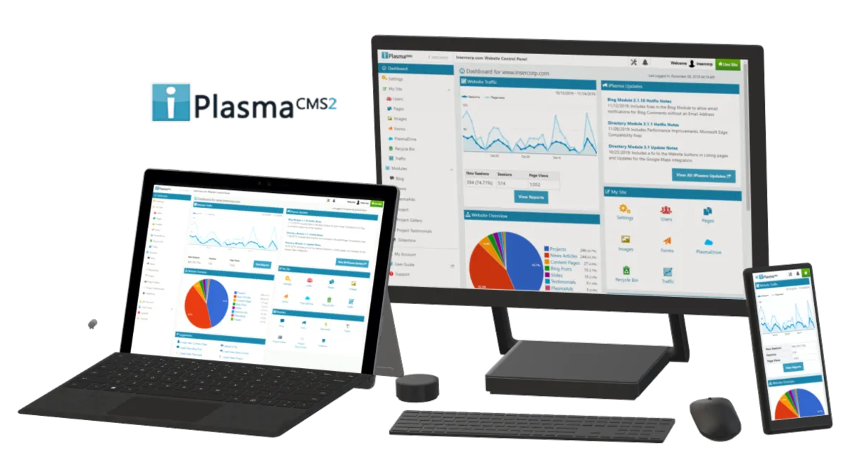 Interface iPlasmaCMS2: fonctionnalités, prix, alternatives