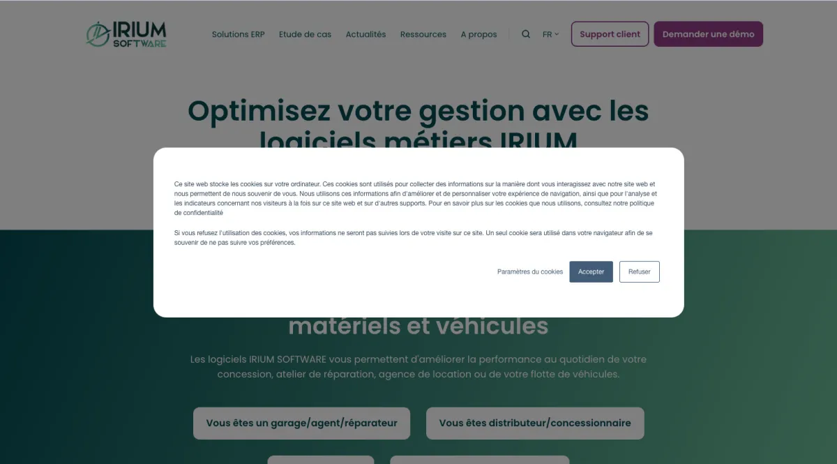 Interface Irium : fonctionnalités, prix, alternatives