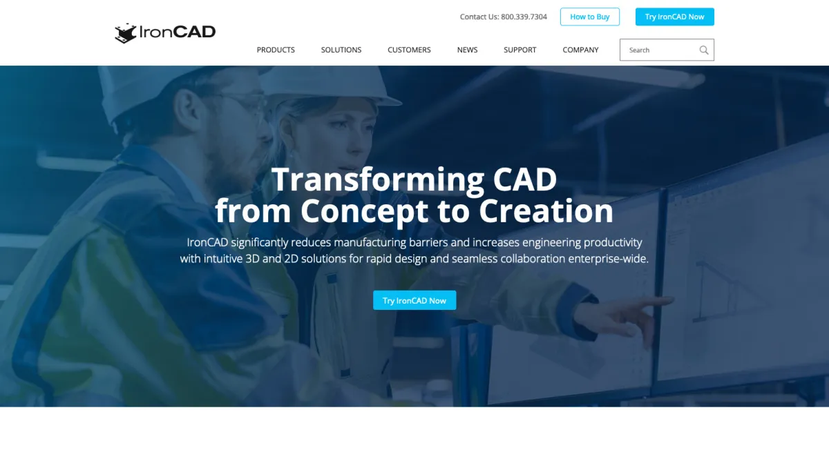 Interface IronCAD : fonctionnalités, prix, alternatives