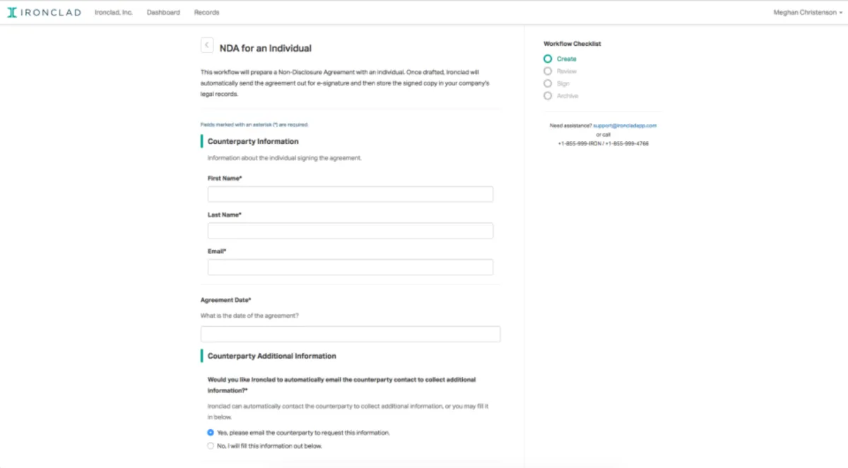 Notre avis sur IronClad : un logiciel de gestion de documents à découvrir