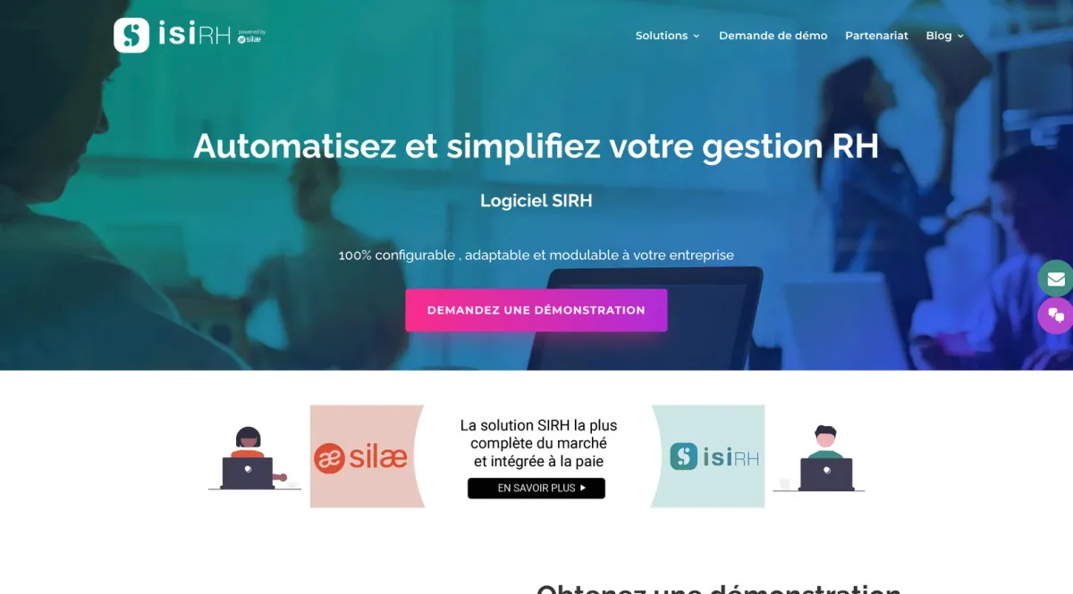 Interface isiRH : fonctionnalités, prix, alternatives