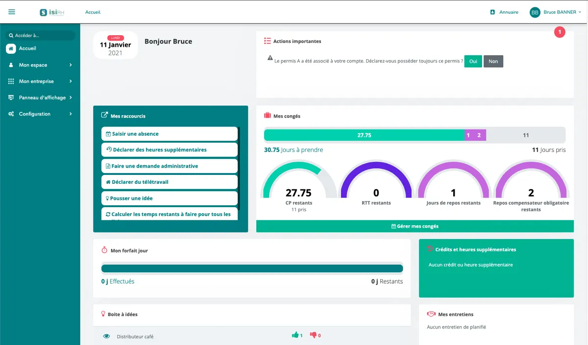 Notre avis sur isiRH : un logiciel SIRH (système d'information des ressources humaines) à découvrir