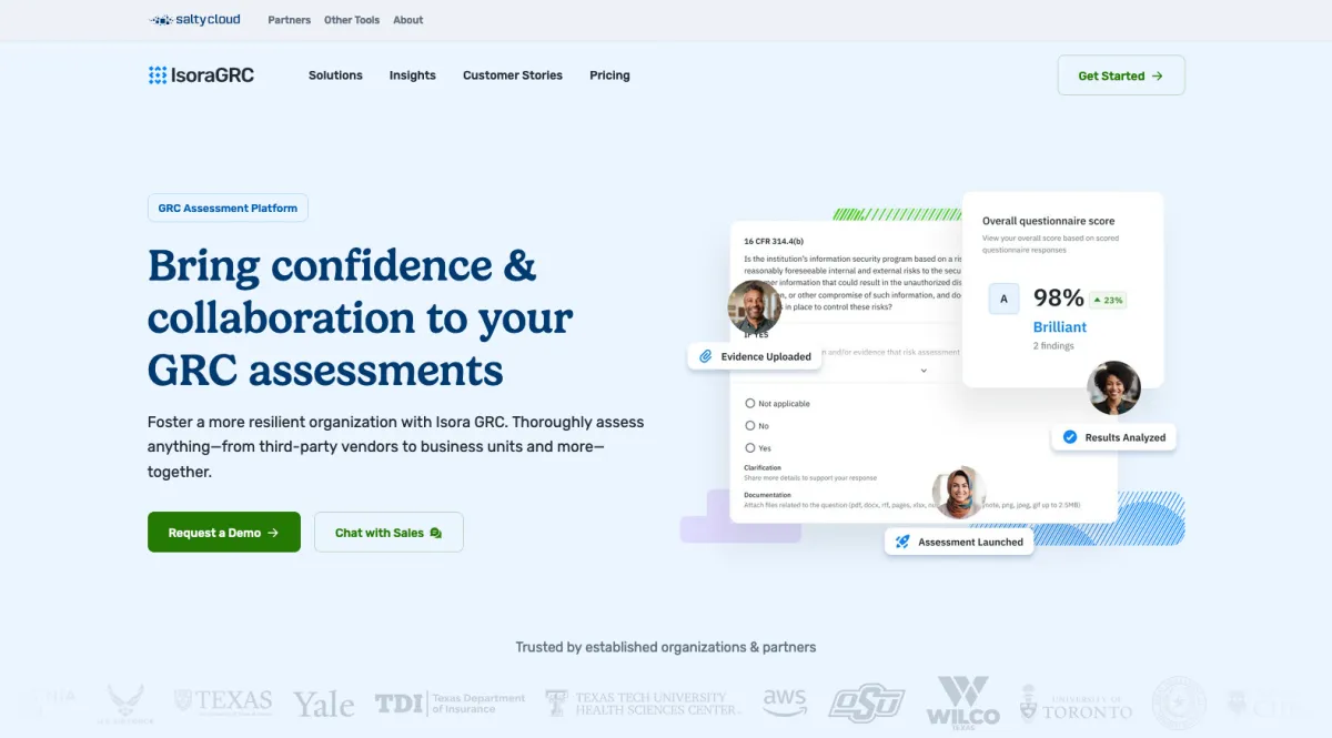 Interface Isora GRC : image, ergonomie, alternatives Interface Isora GRC : image, ergonomie, alternatives