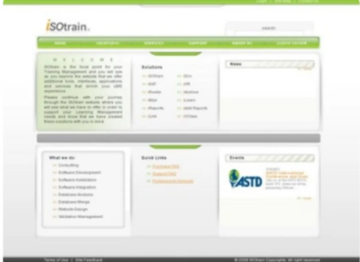 ISOtrain est un logiciel LMS mobile populaire qui existe en version gratuite ou payante (à partir de 25000 €) ISOtrain est un logiciel LMS mobile populaire qui existe en version gratuite ou payante (à partir de 25000 €)