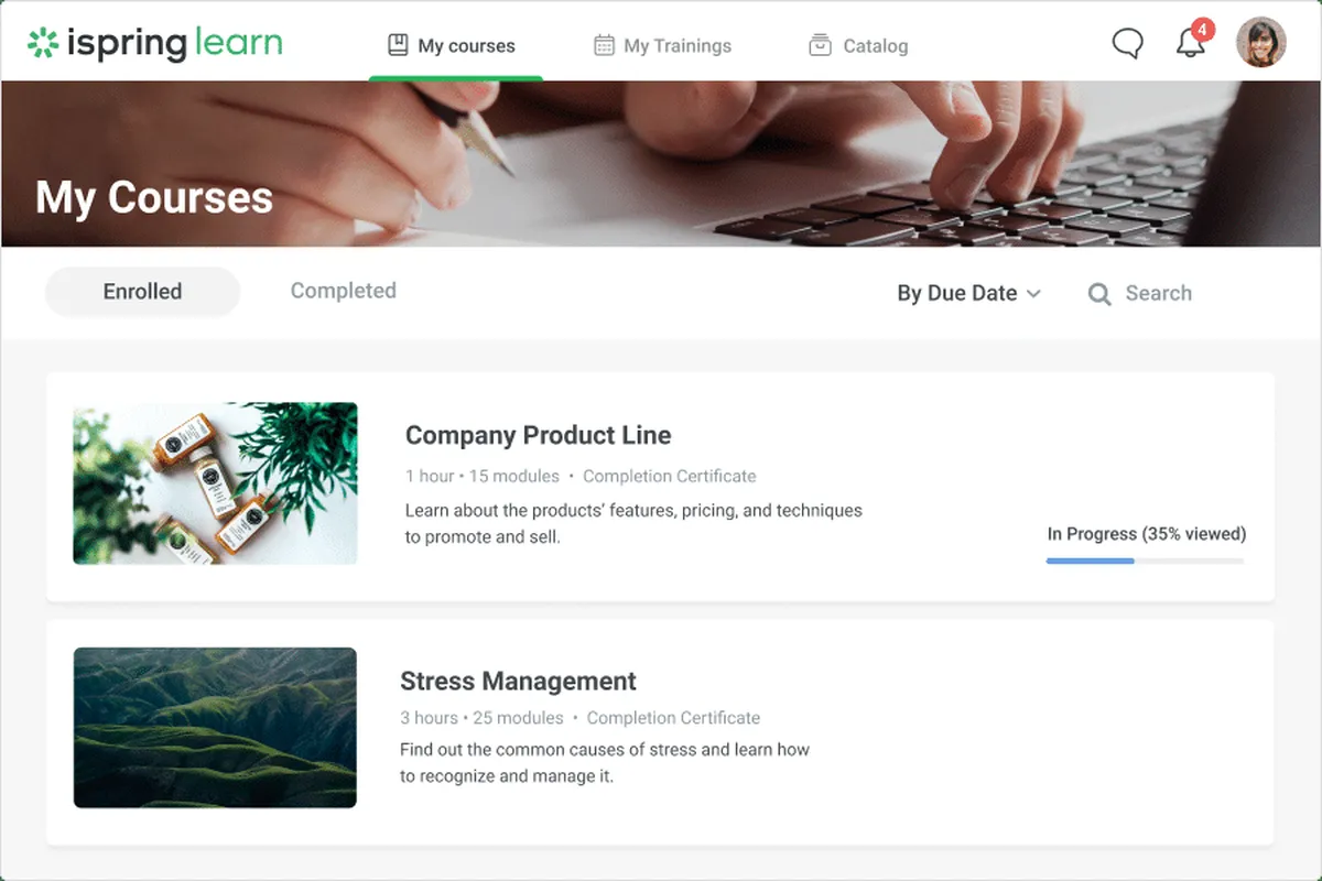 Notre avis sur iSpring Learn : un logiciel e-learning (cours en ligne) à découvrir