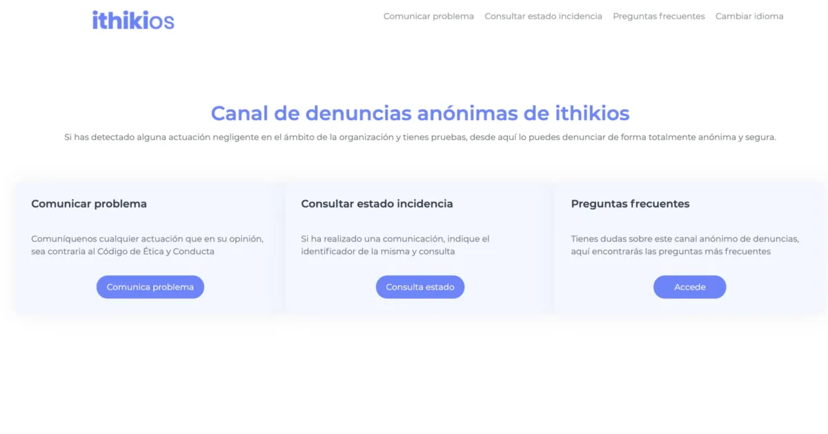 ithikios est un logiciel de whistleblowing populaire qui existe en version gratuite ou payante (à partir de 19 €) ithikios est un logiciel de whistleblowing populaire qui existe en version gratuite ou payante (à partir de 19 €)
