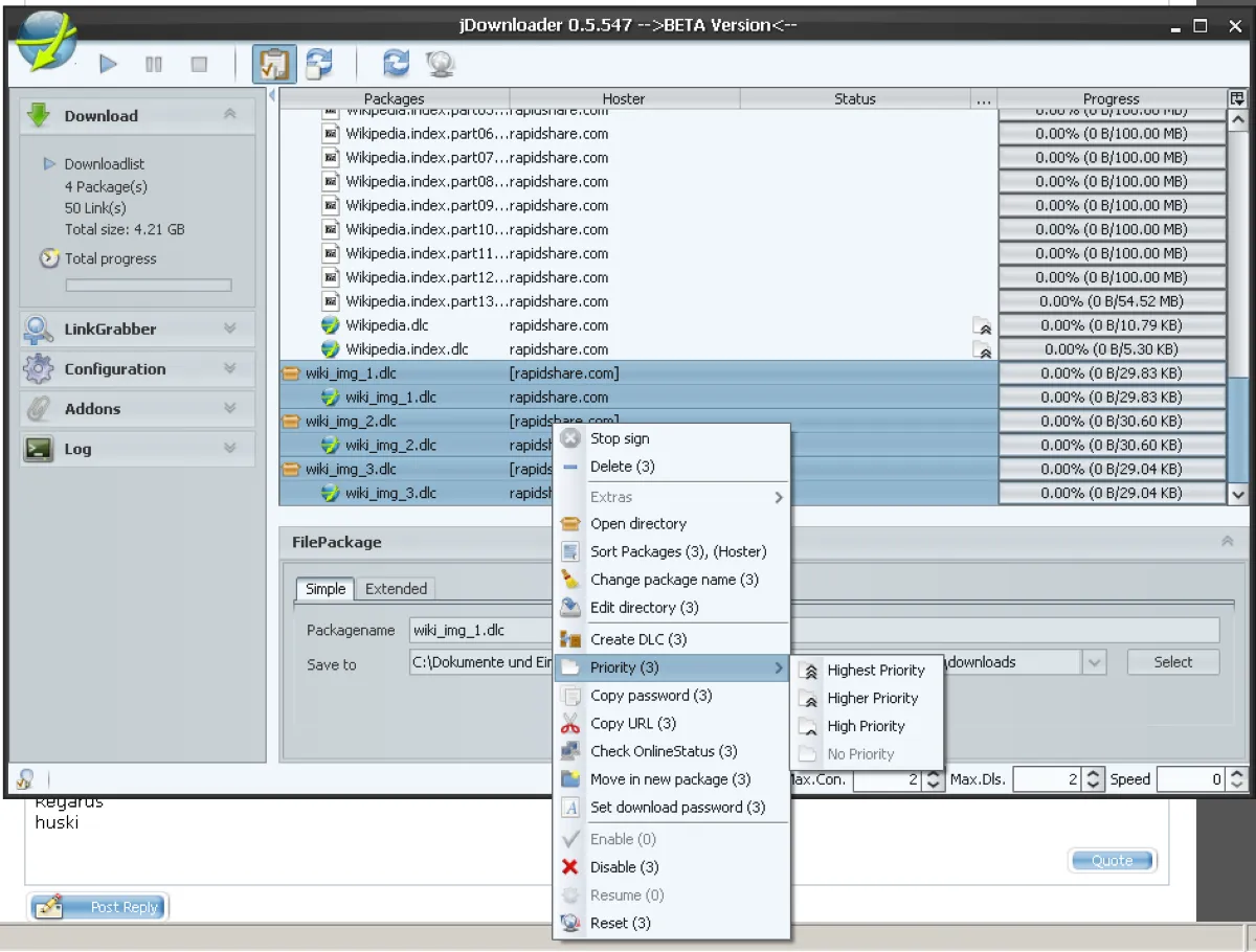 Comparez les fonctionnalités, avis utilisateurs et prix de nombreux logiciels de téléchargement comme JDownloader Comparez les fonctionnalités, avis utilisateurs et prix de nombreux logiciels de téléchargement comme JDownloader