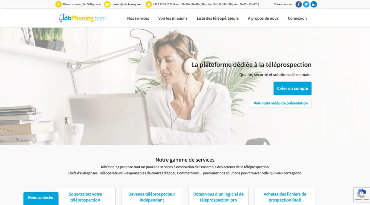 Interface JobPhoning : fonctionnalités, prix, alternatives Interface JobPhoning : fonctionnalités, prix, alternatives