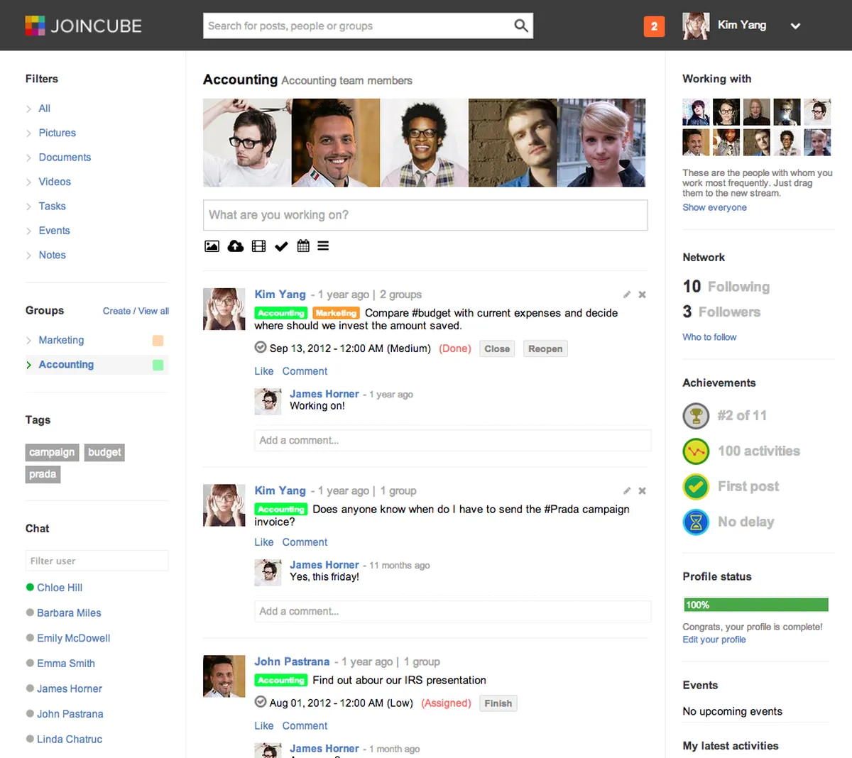 Notre avis sur Joincube : un logiciel de réseau social d'entreprise (RSE) à découvrir Notre avis sur Joincube : un logiciel de réseau social d'entreprise (RSE) à découvrir