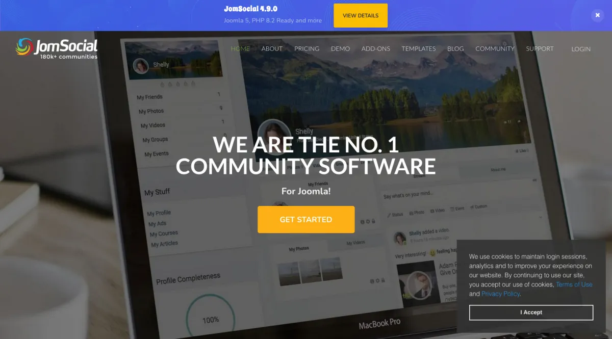 Interface JomSocial : fonctionnalités, prix, alternatives