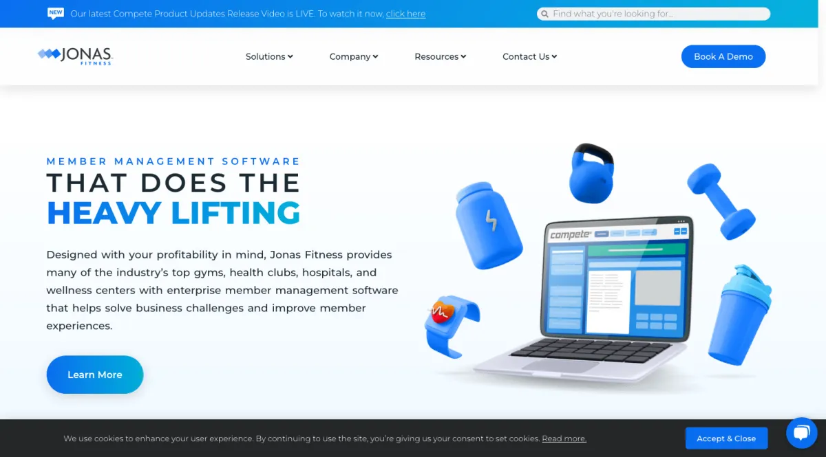 Interface Jonas Fitness : fonctionnalités, prix, alternatives