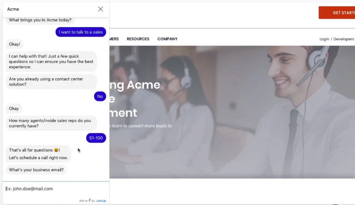Interface Joonbot: image, ergonomie, alternatives