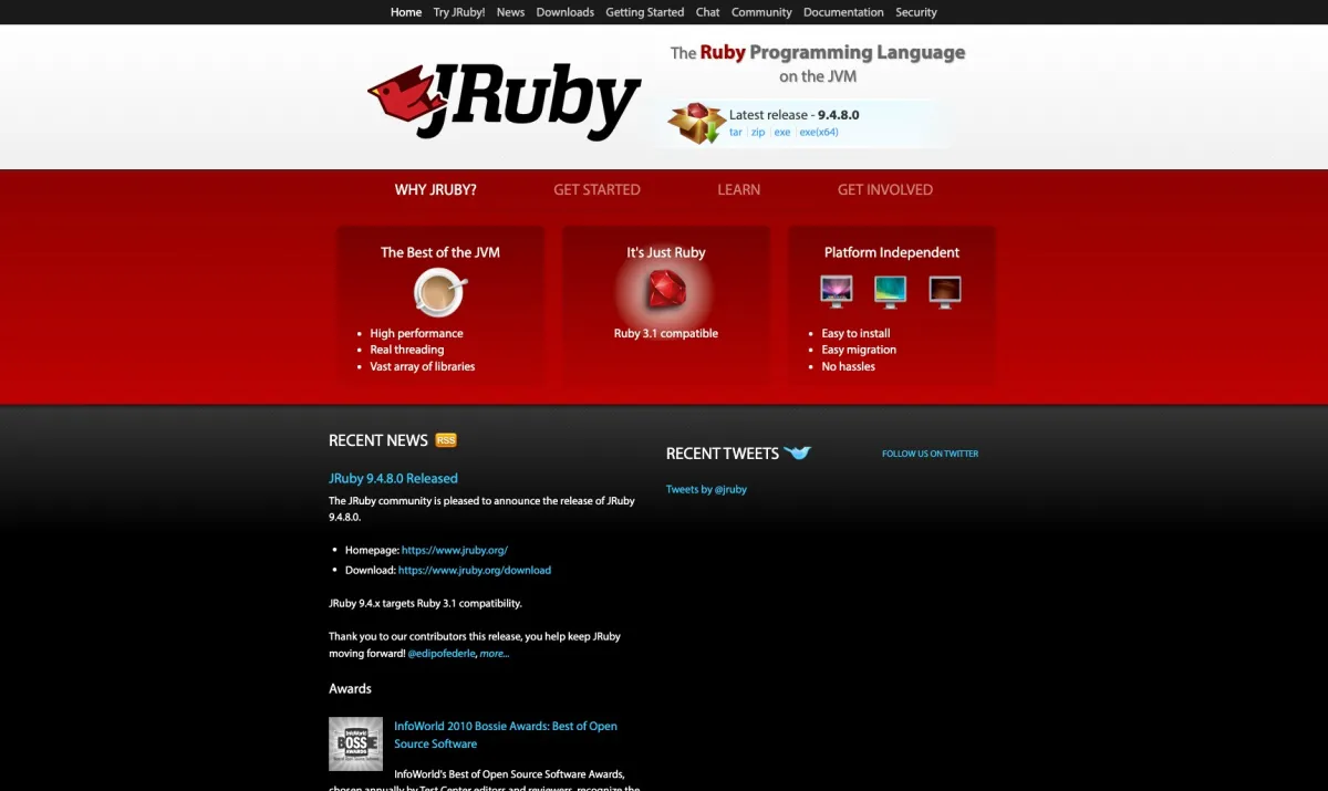 Interface JRuby : fonctionnalités, prix, alternatives