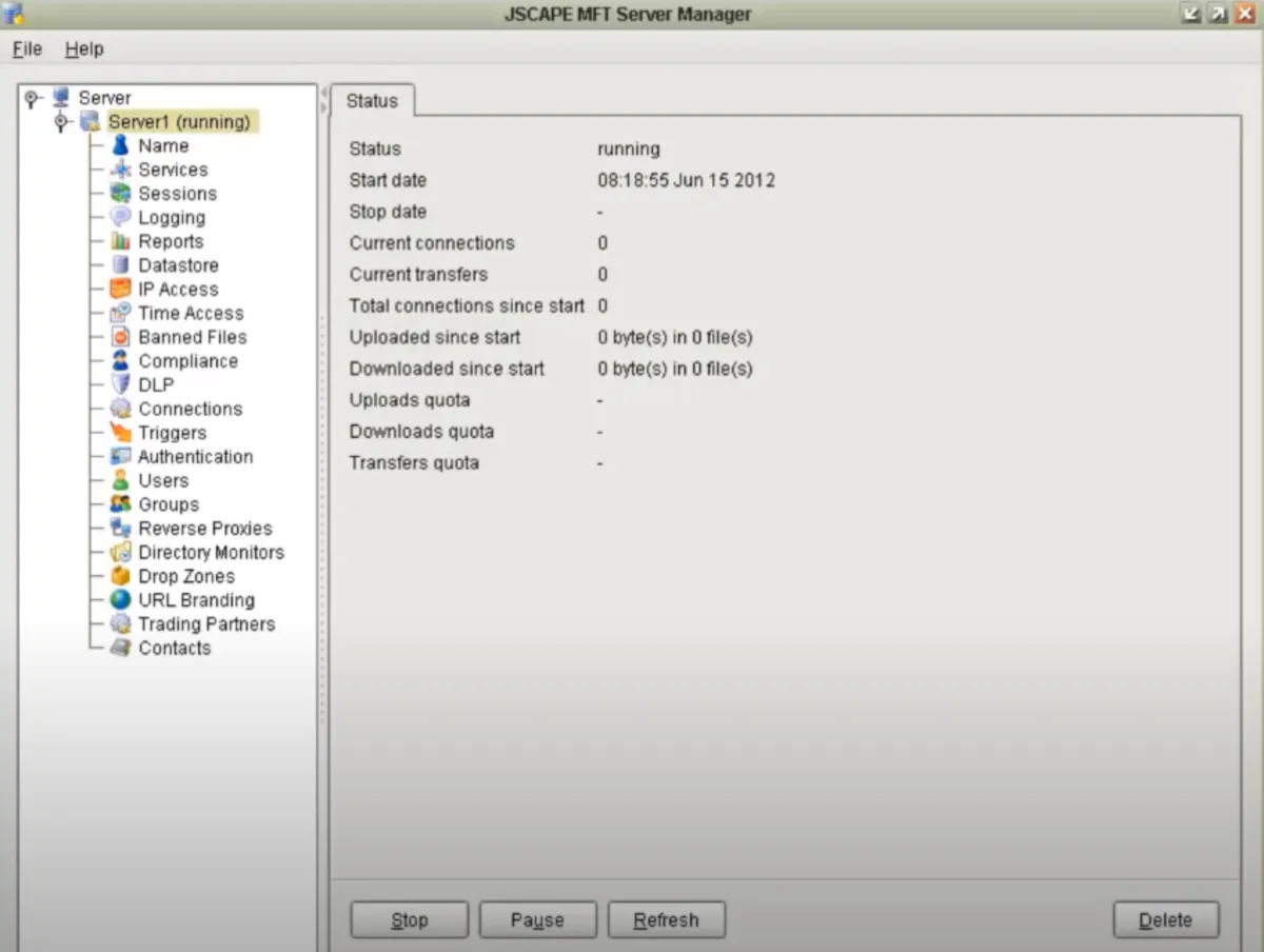 Interface JSCAPE: fonctionnalités, prix, alternatives Interface JSCAPE: fonctionnalités, prix, alternatives