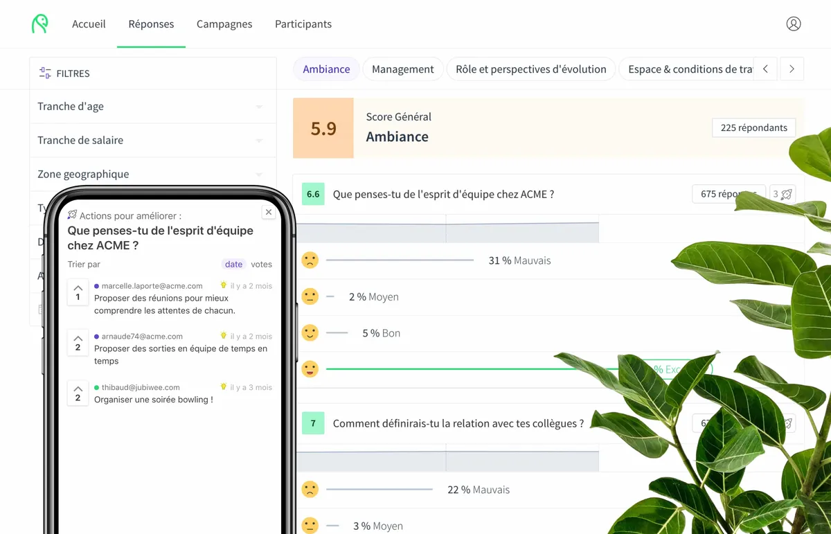Notre avis sur Jubiwee : un logiciel d'engagement collaborateur (employee engagement) à découvrir