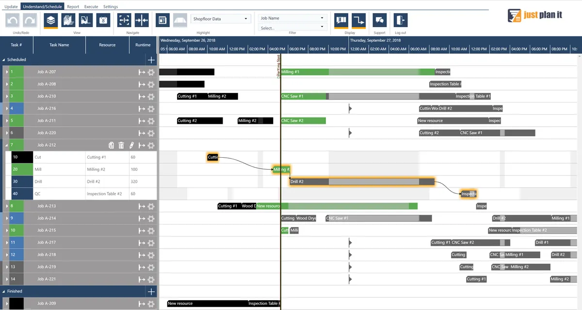 Interface Just plan it: image, ergonomie, alternatives Interface Just plan it: image, ergonomie, alternatives