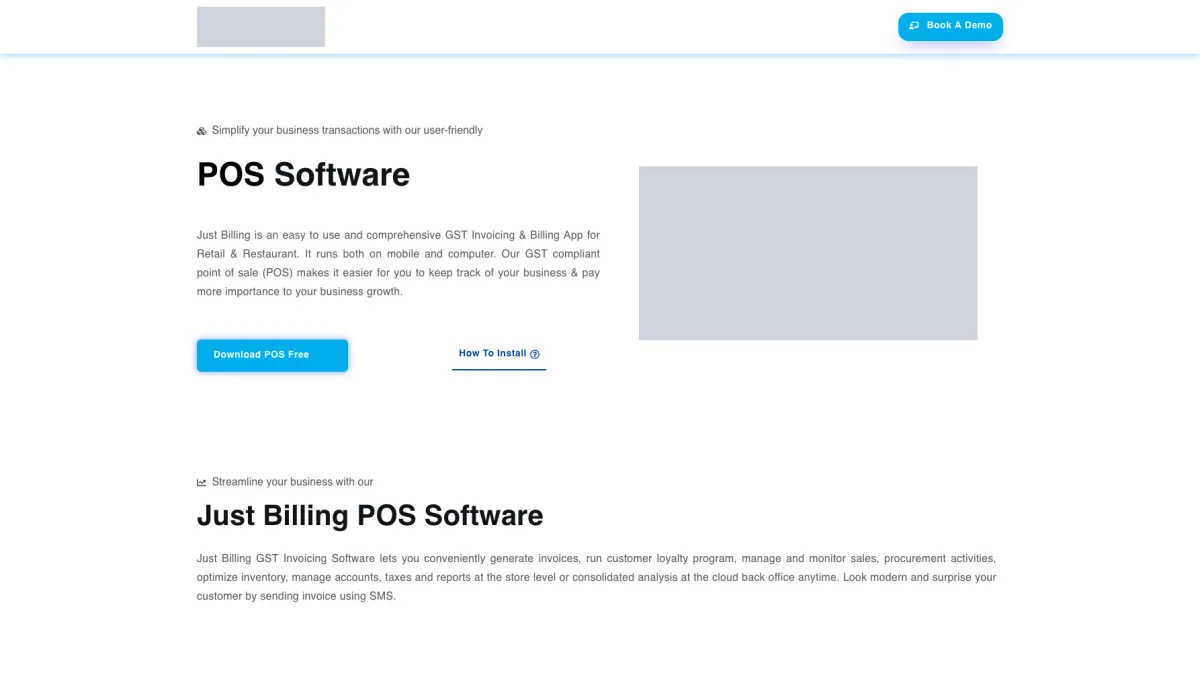 Interface JustBilling : fonctionnalités, prix, alternatives