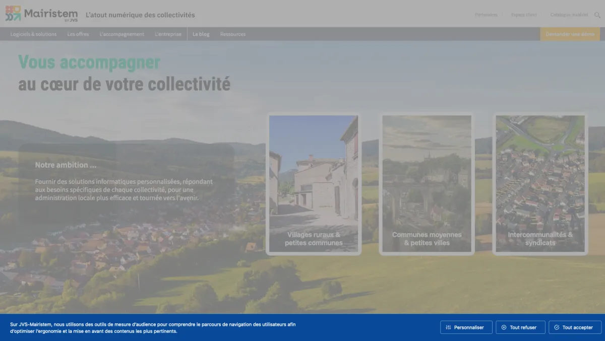 Interface JVS-Mairistem : image, ergonomie, alternatives Interface JVS-Mairistem : image, ergonomie, alternatives