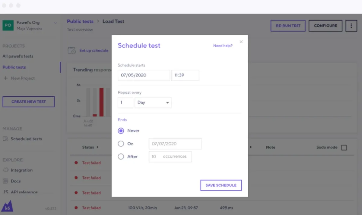 Notre avis sur k6 : un logiciel de test automatisé (automated testing) à découvrir