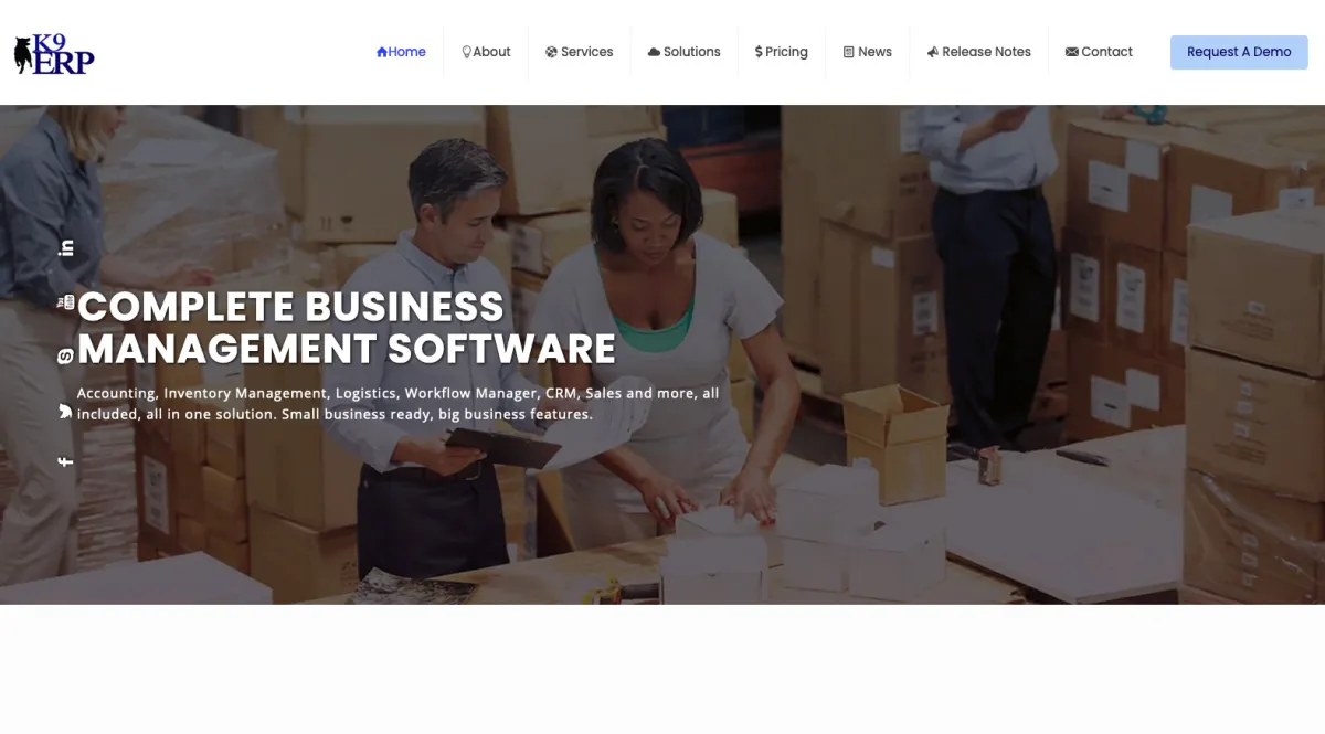 Interface K9ERP : fonctionnalités, prix, alternatives