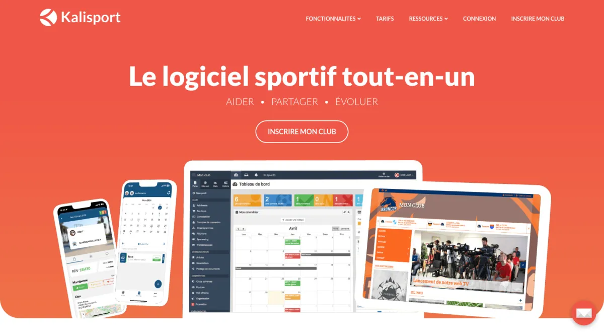 Interface Kalisport : fonctionnalités, prix, alternatives