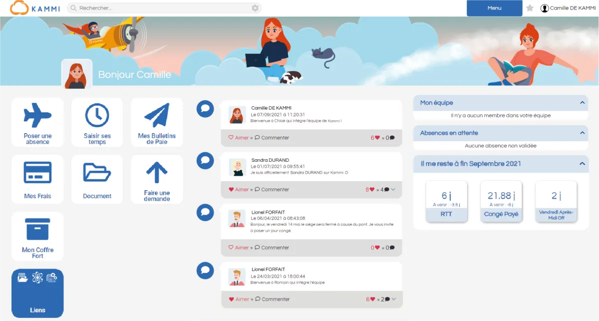 Notre avis sur KAMMI Entretiens et Evaluation : un logiciel d'engagement collaborateur (employee engagement) à découvrir