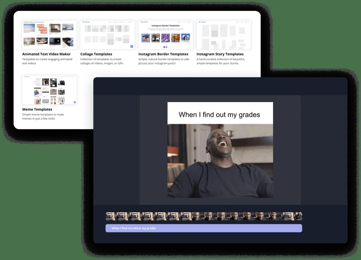Interface Kapwing: fonctionnalités, prix, alternatives