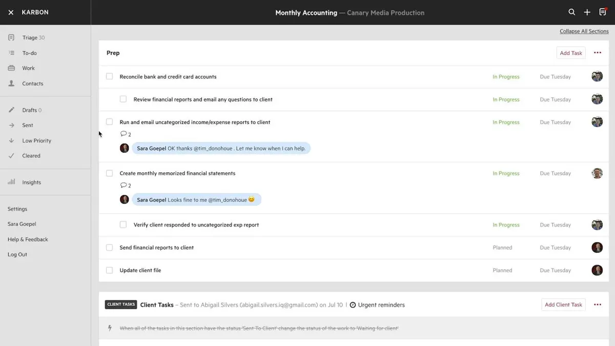 Notre avis sur Karbon : un logiciel de workflow à découvrir
