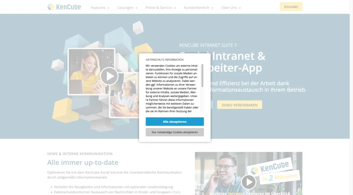 Interface KenCube : fonctionnalités, prix, alternatives