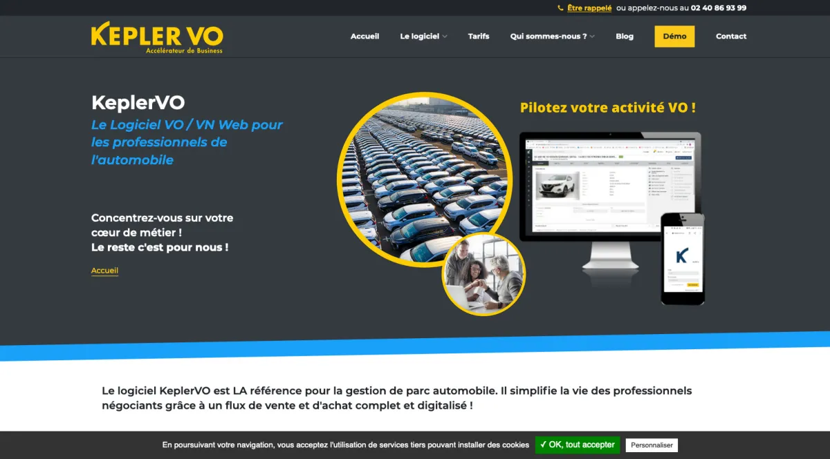 Interface KeplerVO : fonctionnalités, prix, alternatives