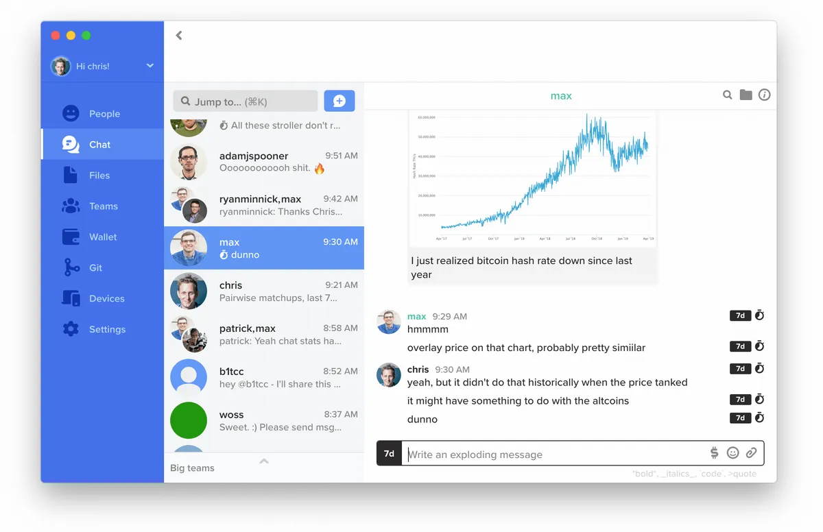 Notre avis sur Keybase : un logiciel de messagerie instantanée / chat à découvrir Notre avis sur Keybase : un logiciel de messagerie instantanée / chat à découvrir