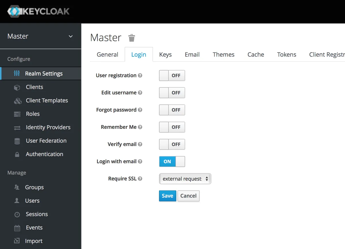 Interface Keycloak: image, ergonomie, alternatives