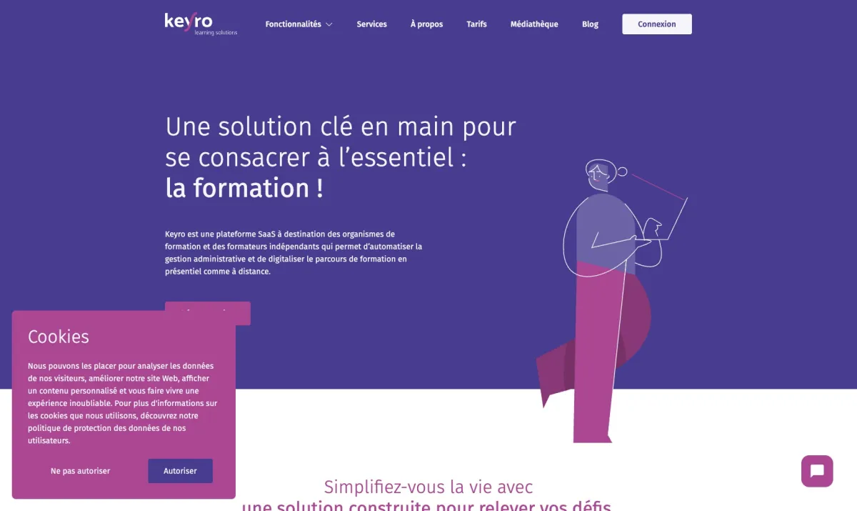 Interface Keyro : fonctionnalités, prix, alternatives