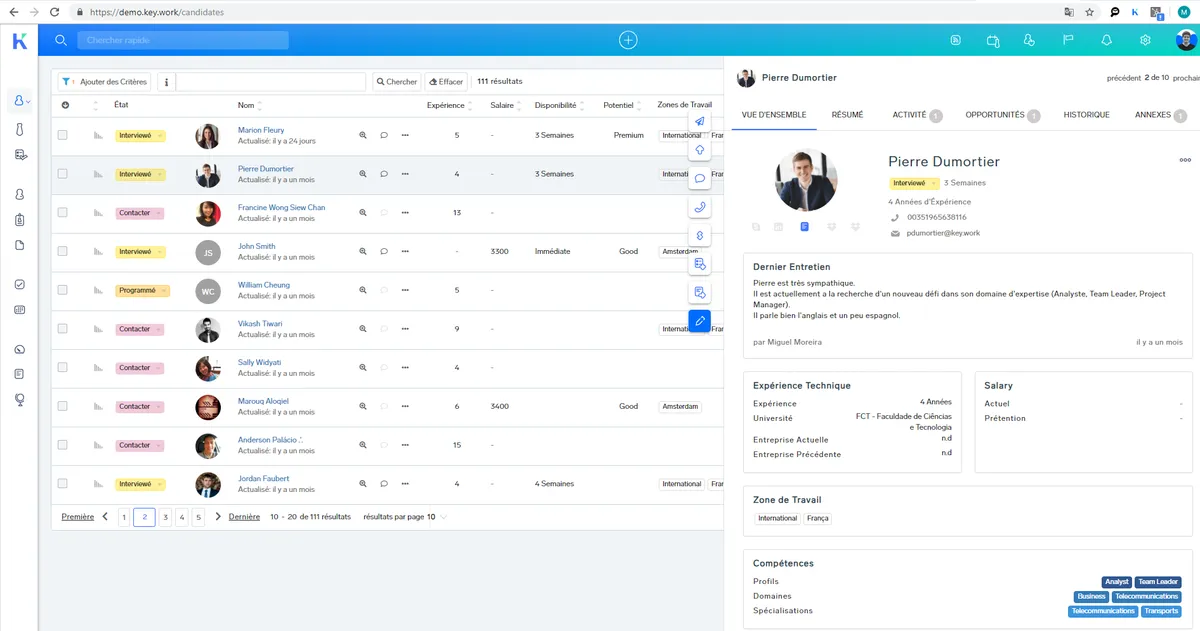 Keywork: avis sur le logiciel de recrutement: fonctionnalités, avantages, inconvénients et tarifs