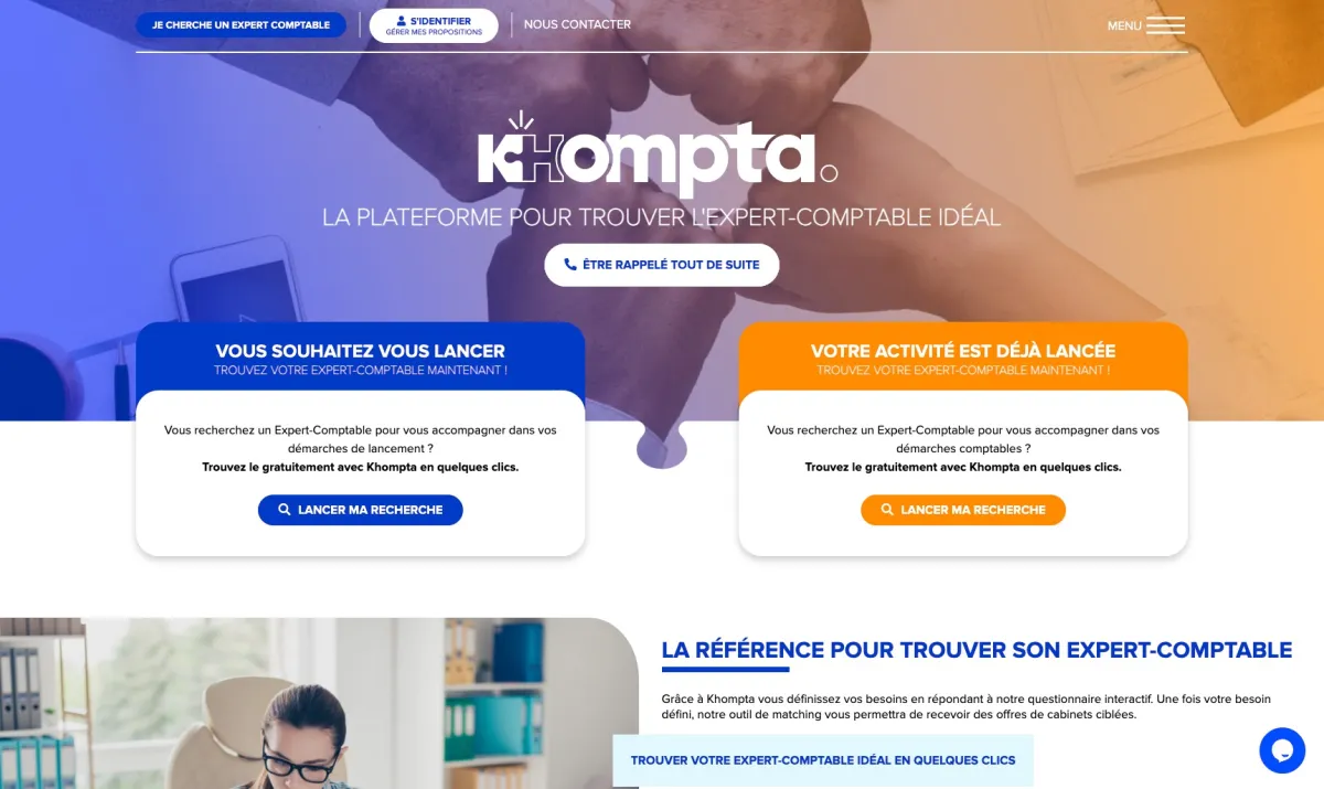 Interface Khompta.com : fonctionnalités, prix, alternatives