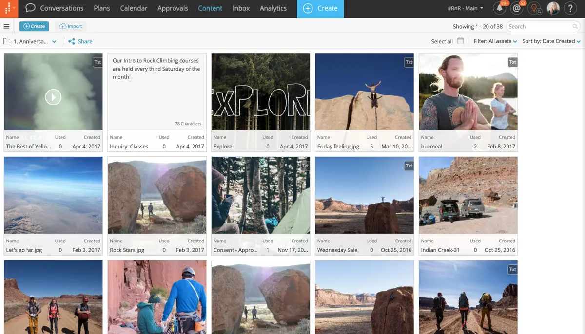 Interface Khoros Marketing: fonctionnalités, prix, alternatives