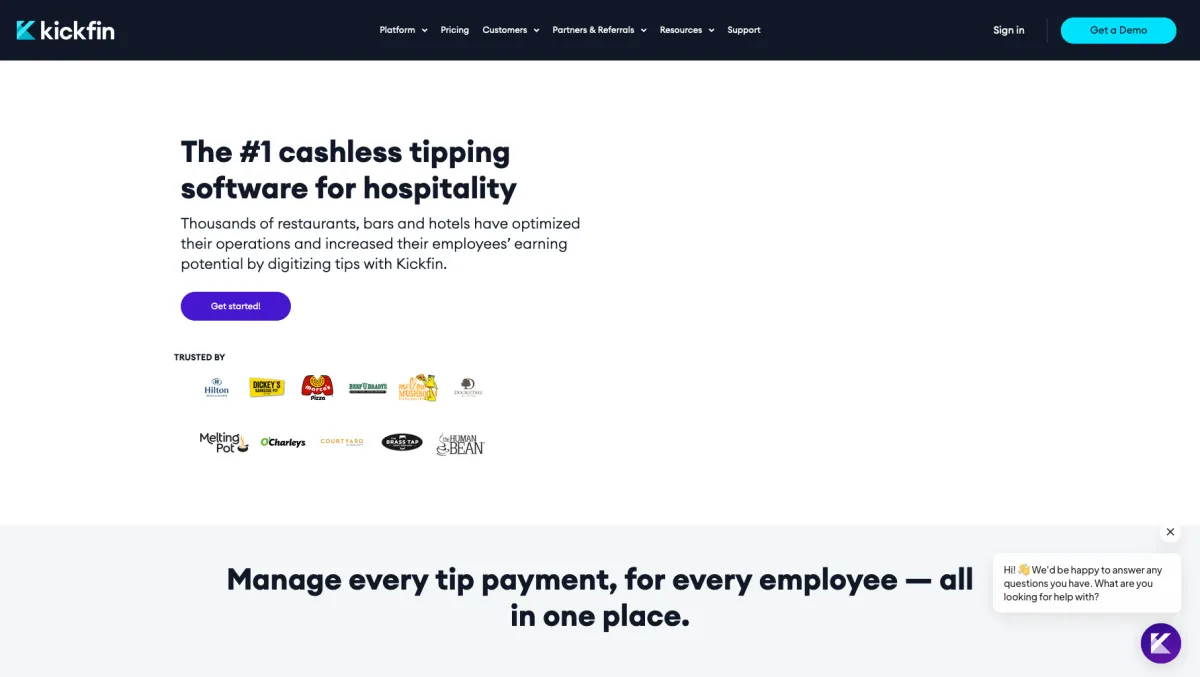 Interface KickFin : fonctionnalités, prix, alternatives