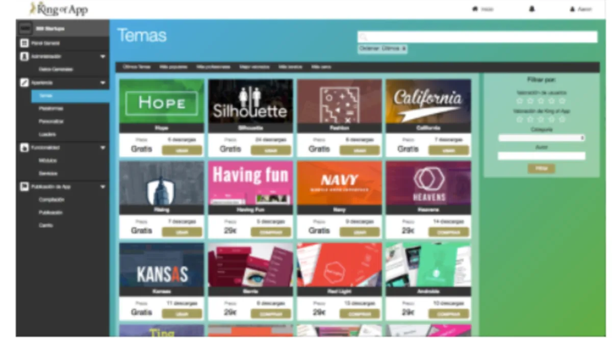 Notre avis sur King of App : un logiciel d'engagement client (customer engagement) à découvrir