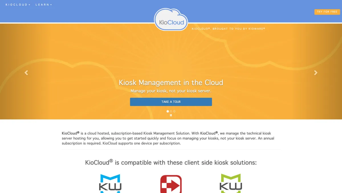 Interface KioCloud : fonctionnalités, prix, alternatives