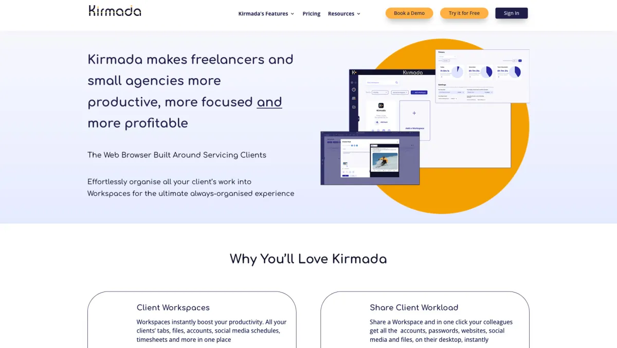 Interface Kirmada : fonctionnalités, prix, alternatives