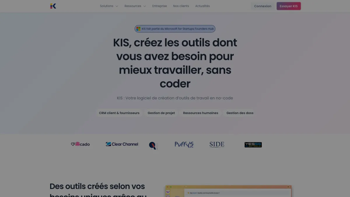 Interface KIS : fonctionnalités, prix, alternatives
