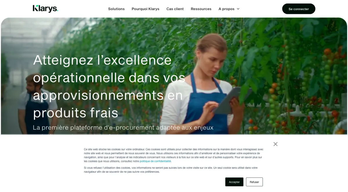 Interface Klarys : fonctionnalités, prix, alternatives