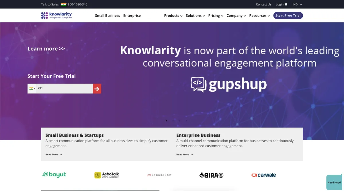 Interface Knowlarity : fonctionnalités, prix, alternatives