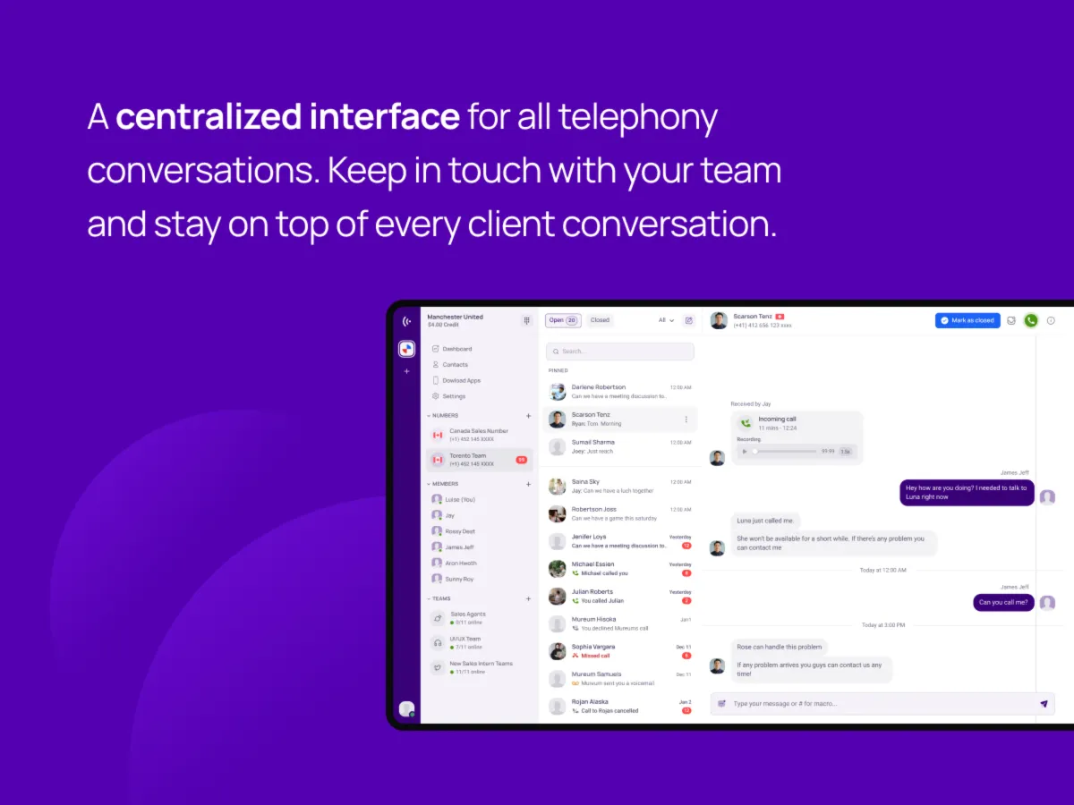 Interface KrispCall: image, ergonomie, alternatives