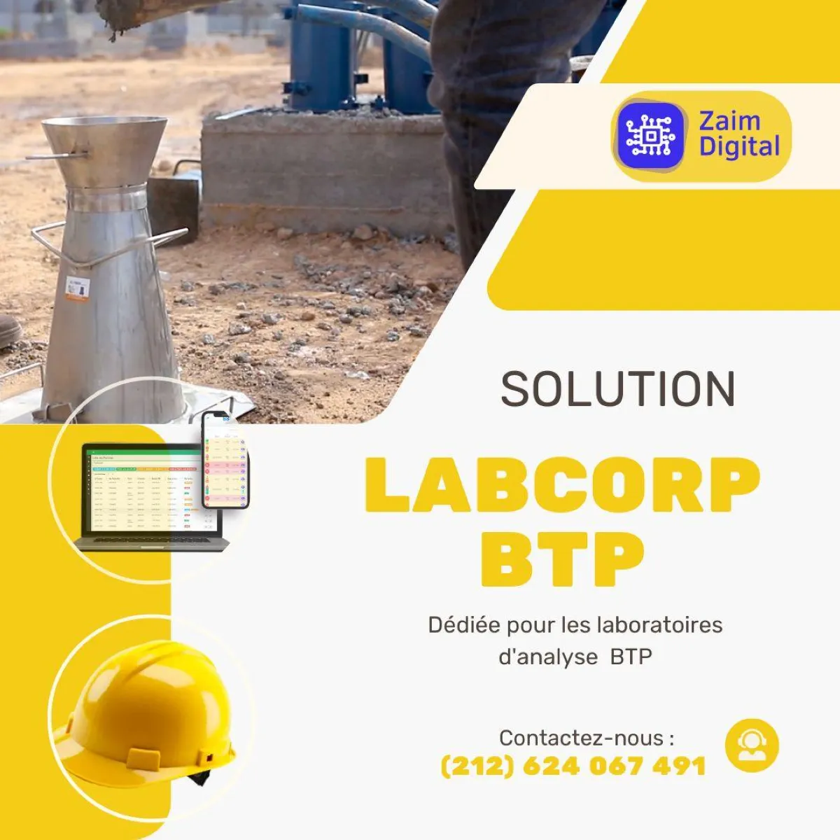 Notre avis sur LABCORP BTP : un logiciel pour travaux publics (BTP) à découvrir