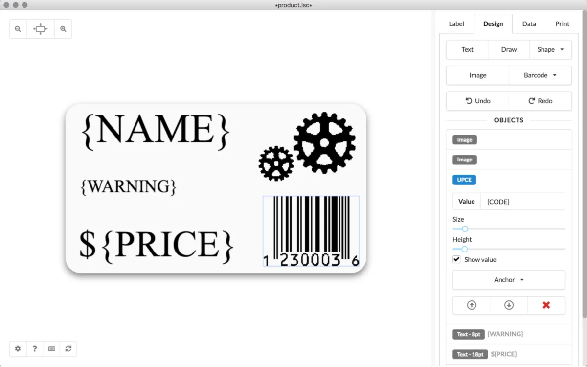 Interface Label LIVE: fonctionnalités, prix, alternatives