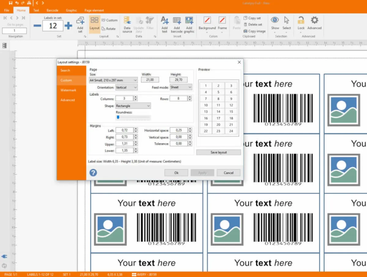 Interface LabelJoy: fonctionnalités, prix, alternatives