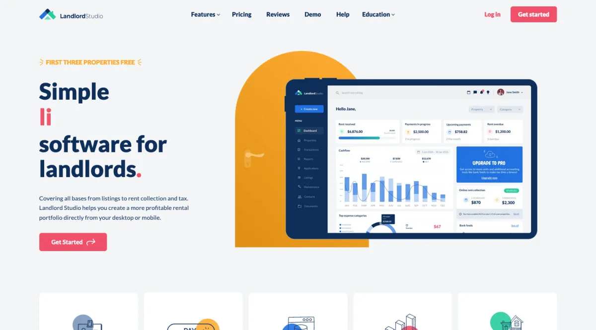 Interface Landlord Studio : fonctionnalités, prix, alternatives