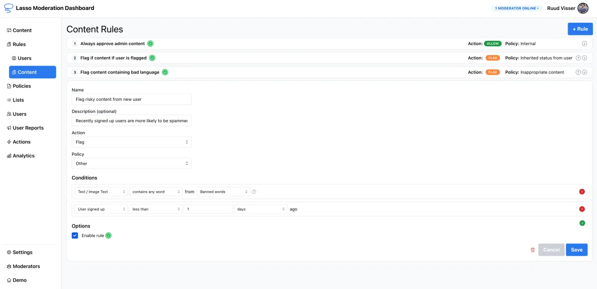 Notre avis sur Lasso Moderation : un logiciel de reporting à découvrir Notre avis sur Lasso Moderation : un logiciel de reporting à découvrir